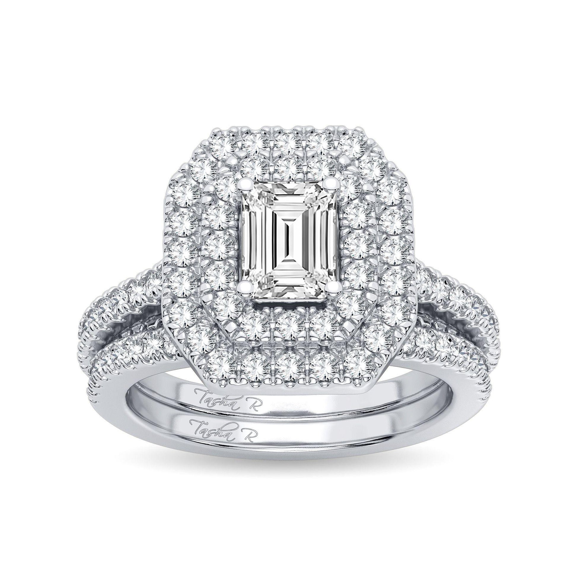 14K 1.50CT Diamond Bridal Ring - Johnny Dang & Co