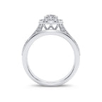 14K 1.00CT Diamond Bridal Ring - Johnny Dang & Co