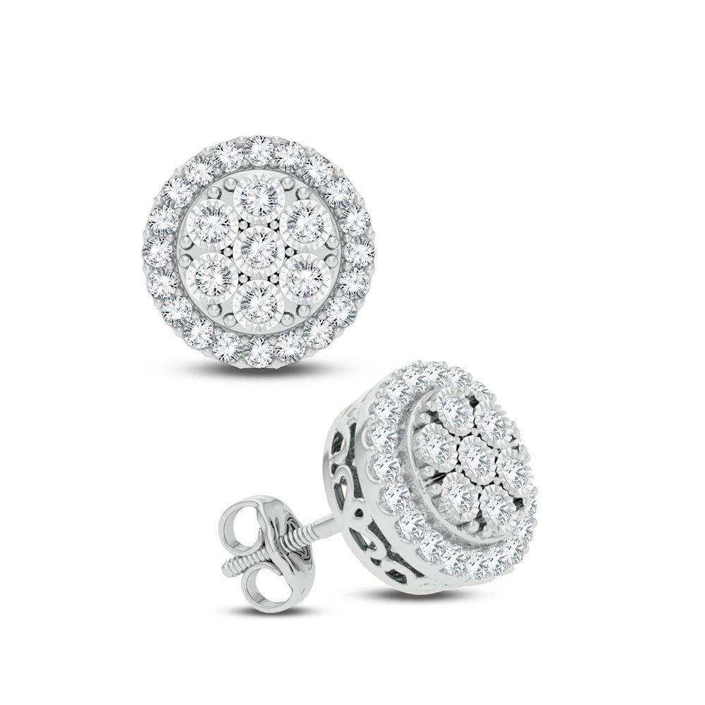 14K 1.00CT DIAMOND EARRING - Johnny Dang & Co