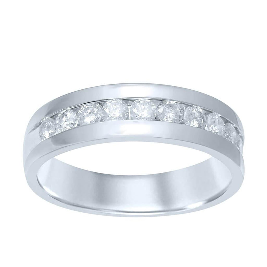 14K 0.97-1.03CT D-BAND RING MENS RINGS - Johnny Dang & Co
