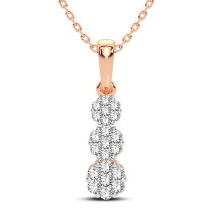 14K 0.50CT Diamond Pendant - Johnny Dang & Co