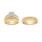 14K 0.87CT Diamond Trio Set - Johnny Dang & Co