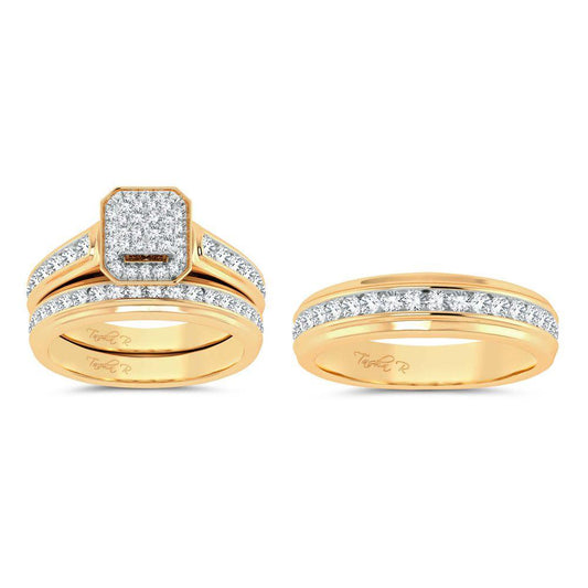 14K 1.44ct Diamond Trio Set - Johnny Dang & Co