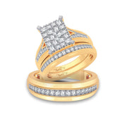 14K 1.15ct Diamond Trio Set - Johnny Dang & Co