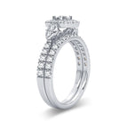 14K 1.00CT Diamond Bridal Ring - Johnny Dang & Co