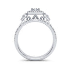 14K 1.00CT Diamond Bridal Ring - Johnny Dang & Co