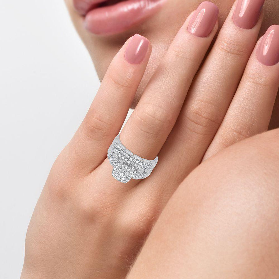 14K 1.25CT Diamond Trio Set - Johnny Dang & Co