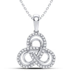 14K 0.25CT DIAMOND PENDANT - Johnny Dang & Co