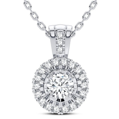 14K 0.18CT DIAMOND PENDANT - Johnny Dang & Co