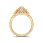 14K 1.00CT Diamond Bridal Ring - Johnny Dang & Co