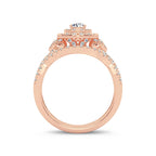 14K 1.00CT Diamond Bridal Ring - Johnny Dang & Co
