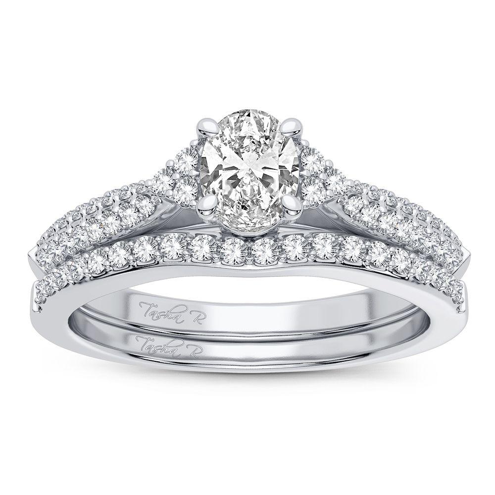 14K 0.60CT Diamond Bridal Ring - Johnny Dang & Co