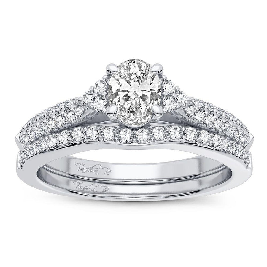 14K 0.60CT Diamond Bridal Ring - Johnny Dang & Co