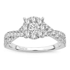 14K 1.00CT Diamond ring - Johnny Dang & Co