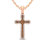 14K 0.50ct Diamond Pendant - Johnny Dang & Co
