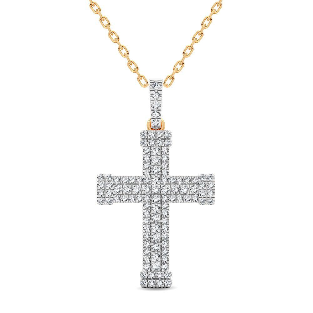 14K 1.00CT Diamond Pendant - Johnny Dang & Co