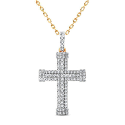 14K 1.00CT Diamond Pendant - Johnny Dang & Co