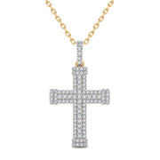 14K 1.00CT Diamond Pendant - Johnny Dang & Co