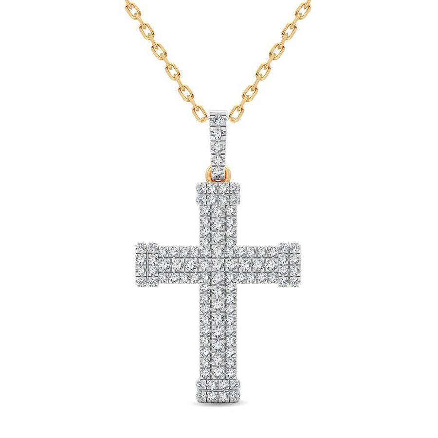 14K 1.00CT Diamond Pendant - Johnny Dang & Co