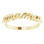 JDTKSP-57739- 14K Mama Ring - Johnny Dang & Co