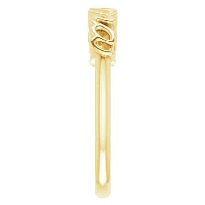 JDTKSP-57739- 14K Mama Ring - Johnny Dang & Co