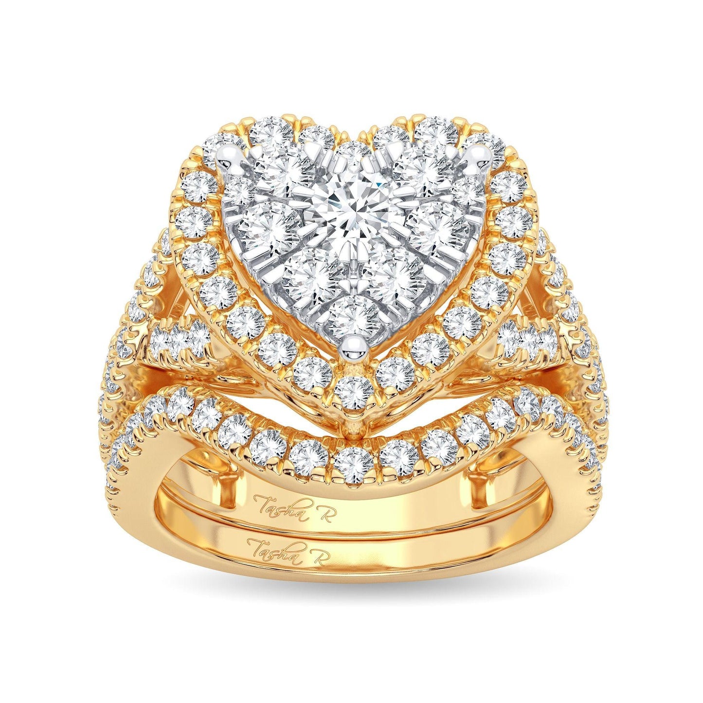 14K 2.00CT Diamond Bridal Ring - Johnny Dang & Co