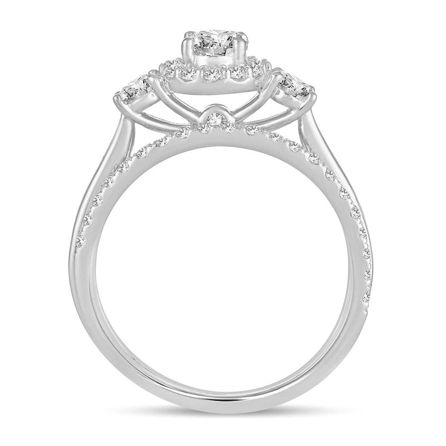 14K 1.20CT Diamond BRIDAL RING - Johnny Dang & Co
