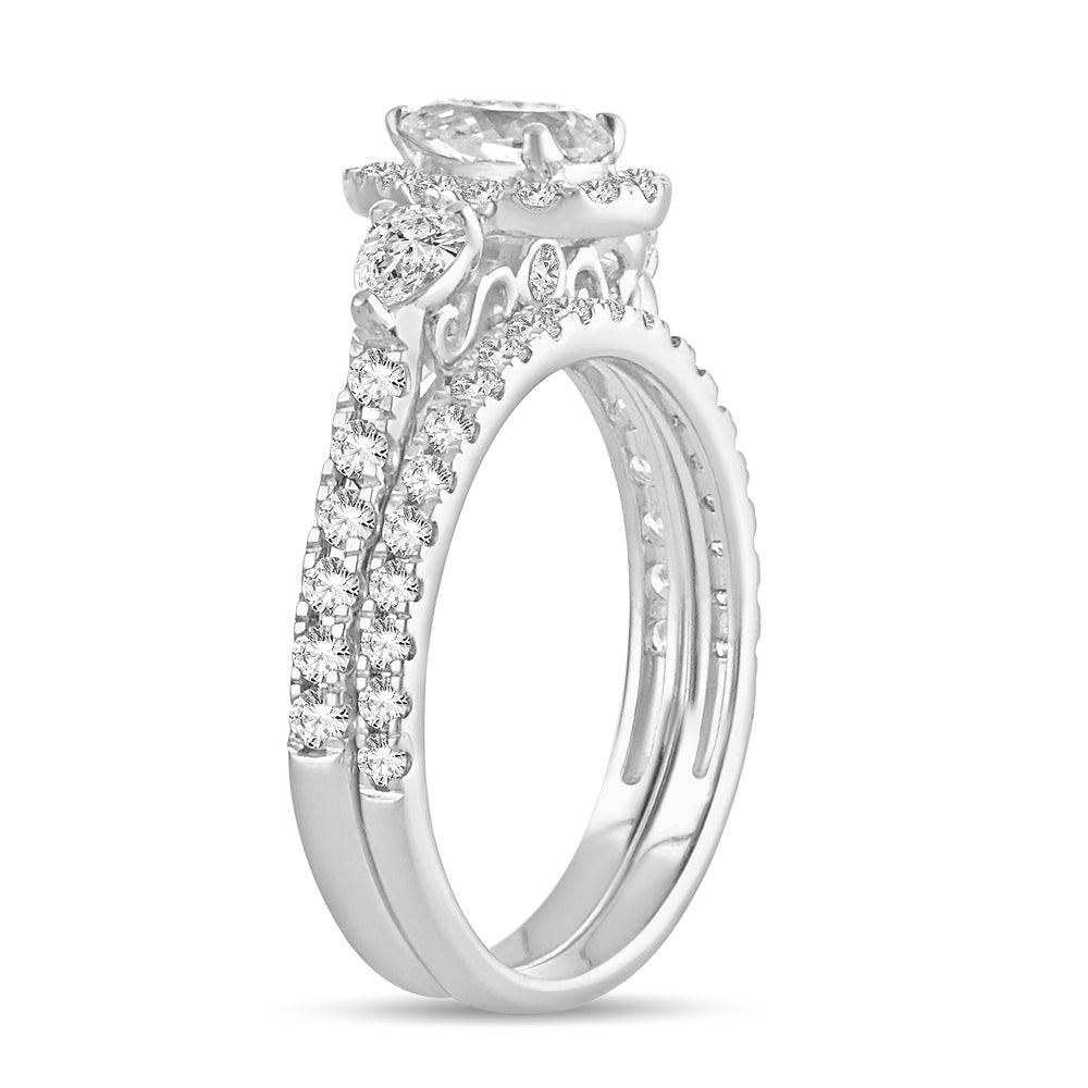 14K 1.50CT DIM BRIDAL RING - Johnny Dang & Co