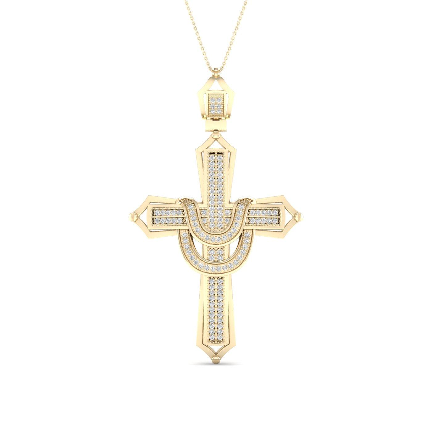 10K 0.38CT Diamond Pendant - Johnny Dang & Co