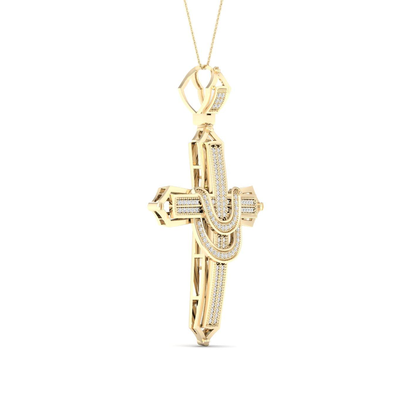 10K 0.38CT Diamond Pendant - Johnny Dang & Co