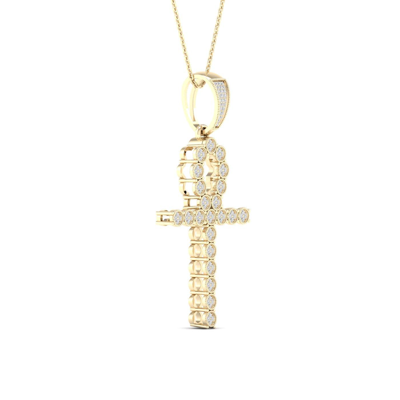 10K 0.38CT Diamond Pendant - Johnny Dang & Co