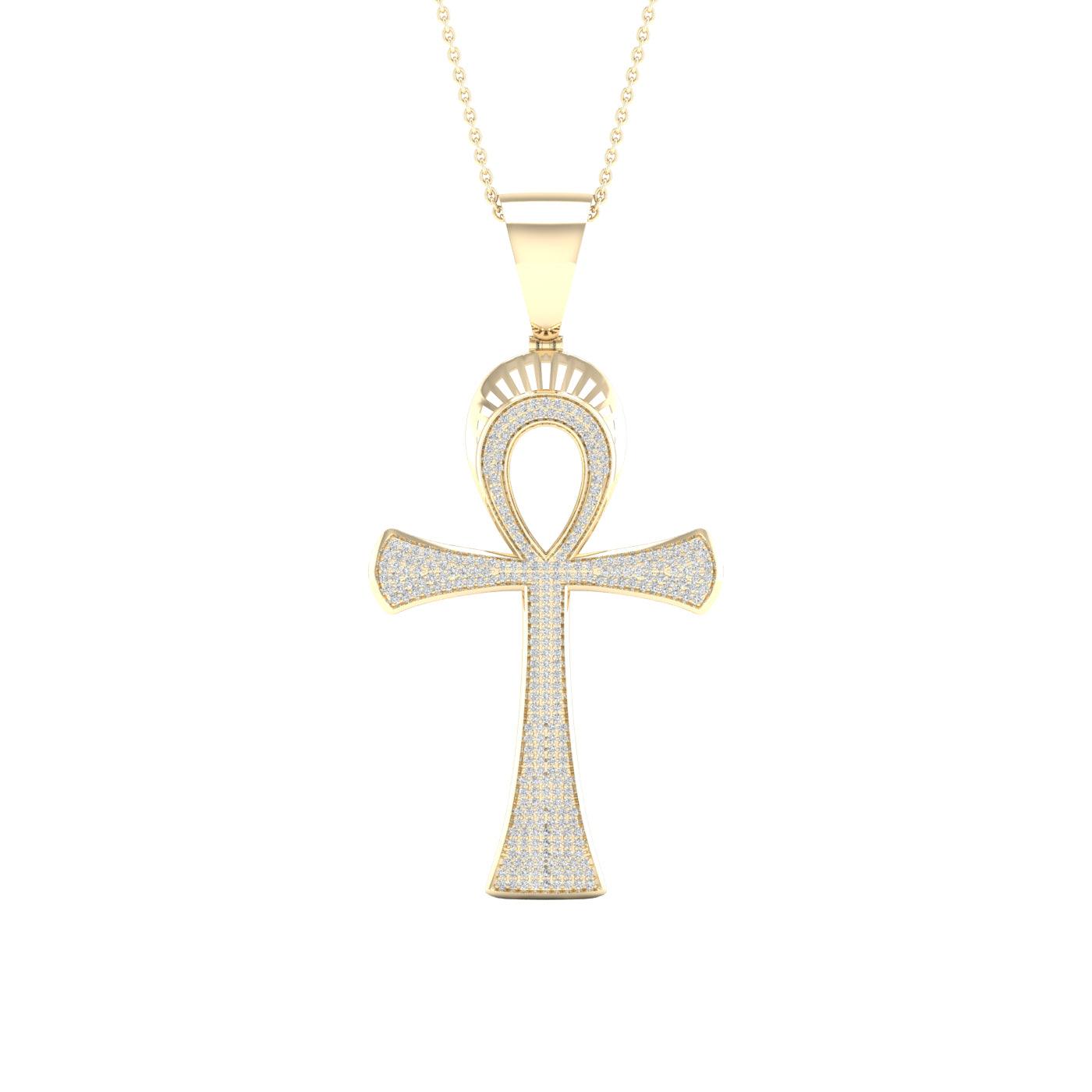 10K 0.75CT Diamond Pendant - Johnny Dang & Co