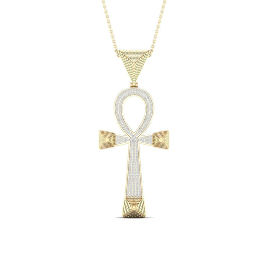 10K 0.50CT Diamond Pendant - Johnny Dang & Co