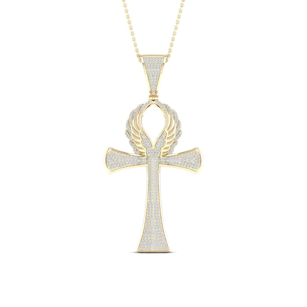 10K 0.90CT Diamond Pendant - Johnny Dang & Co