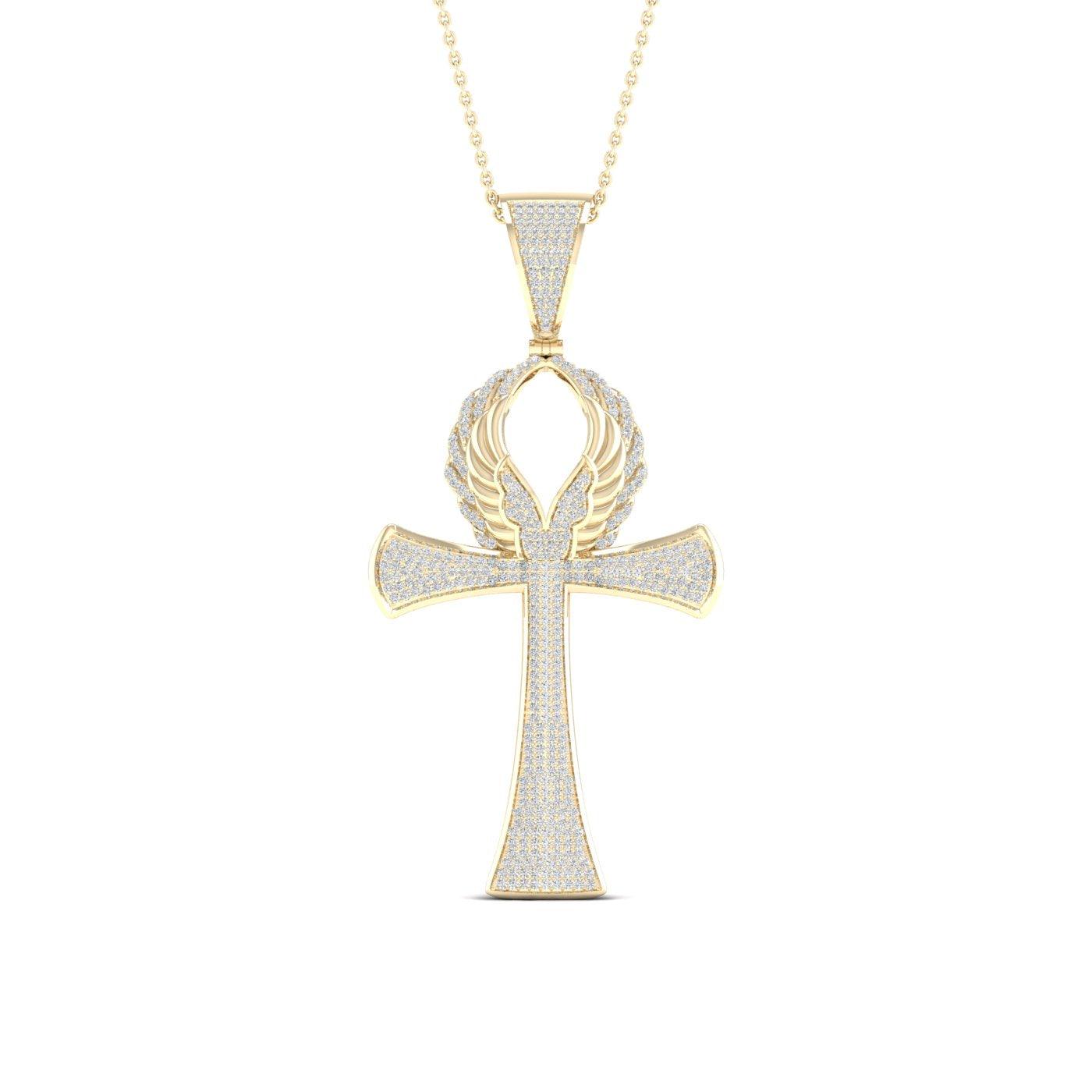 10K 0.90CT Diamond Pendant - Johnny Dang & Co