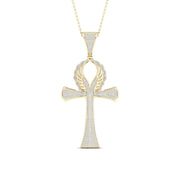 10K 0.90CT Diamond Pendant - Johnny Dang & Co