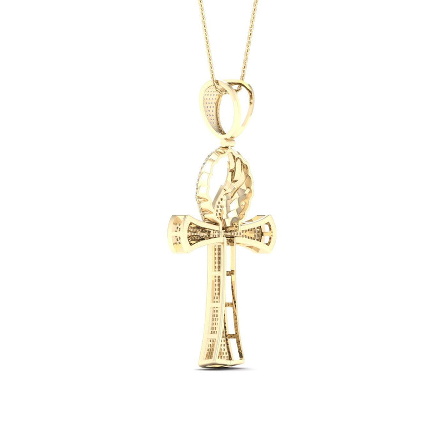 10K 0.90CT Diamond Pendant - Johnny Dang & Co