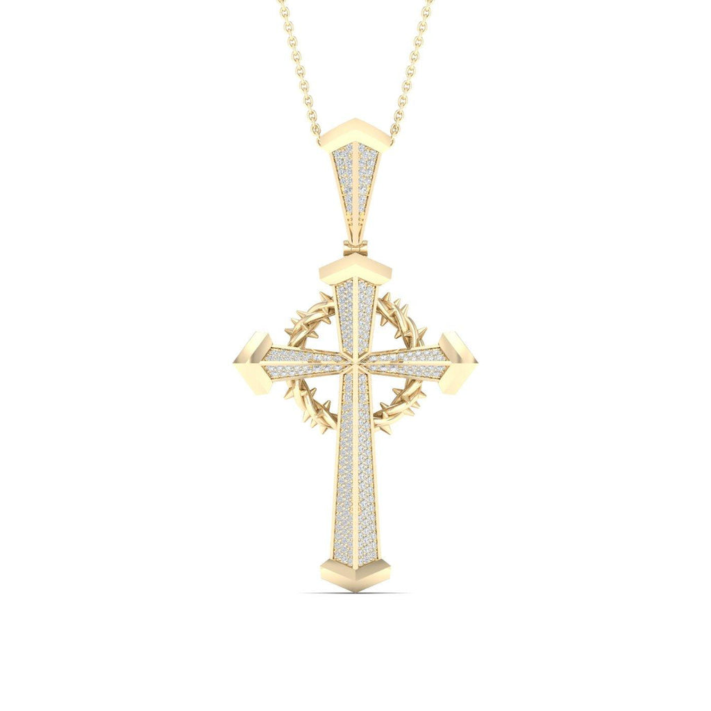 10K 0.50CT Diamond Pendant - Johnny Dang & Co