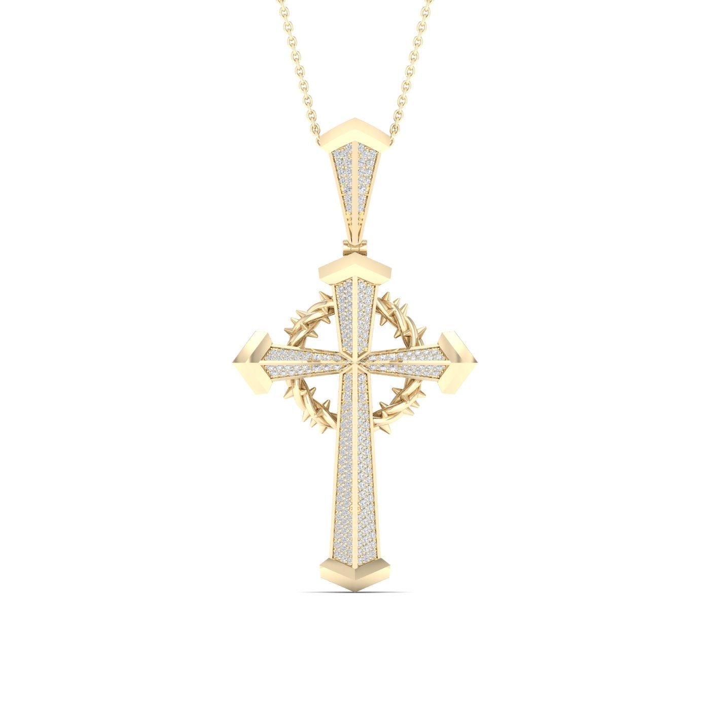 10K 0.50CT Diamond Pendant - Johnny Dang & Co