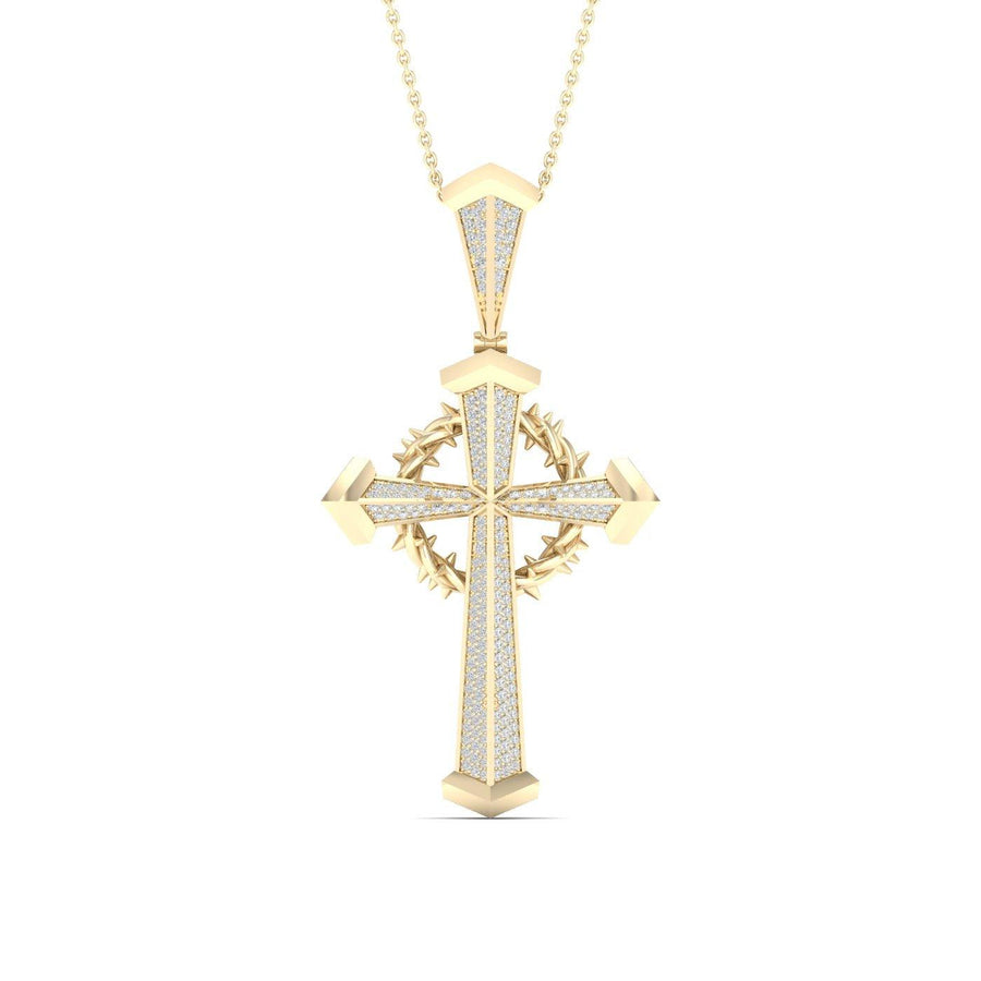 10K 0.50CT Diamond Pendant - Johnny Dang & Co