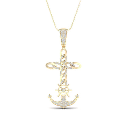 10K 0.40CT Diamond Pendant - Johnny Dang & Co