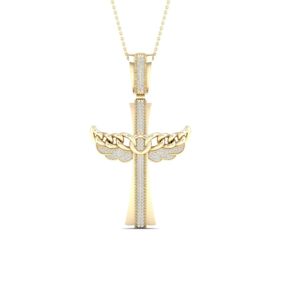 10K 0.43CT Diamond Pendant - Johnny Dang & Co