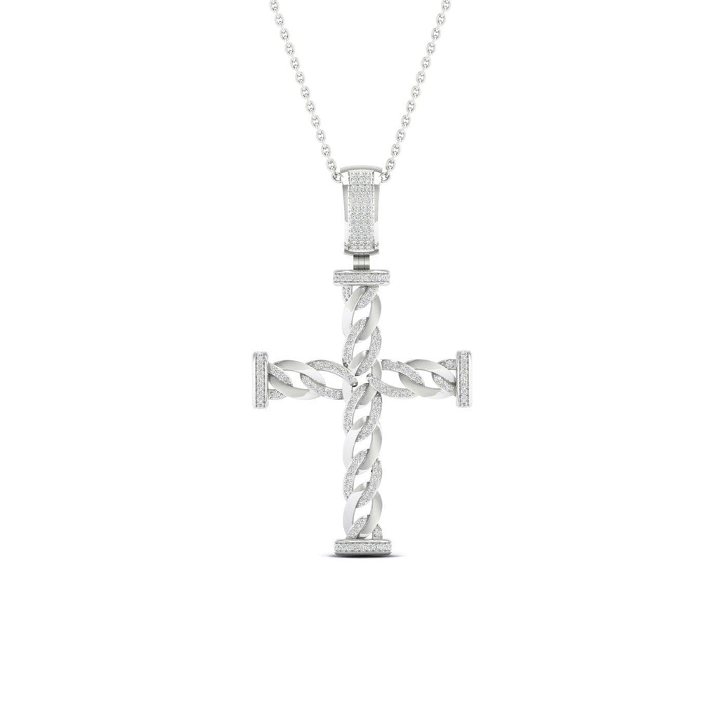 10K 0.40CT Diamond Pendant - Johnny Dang & Co