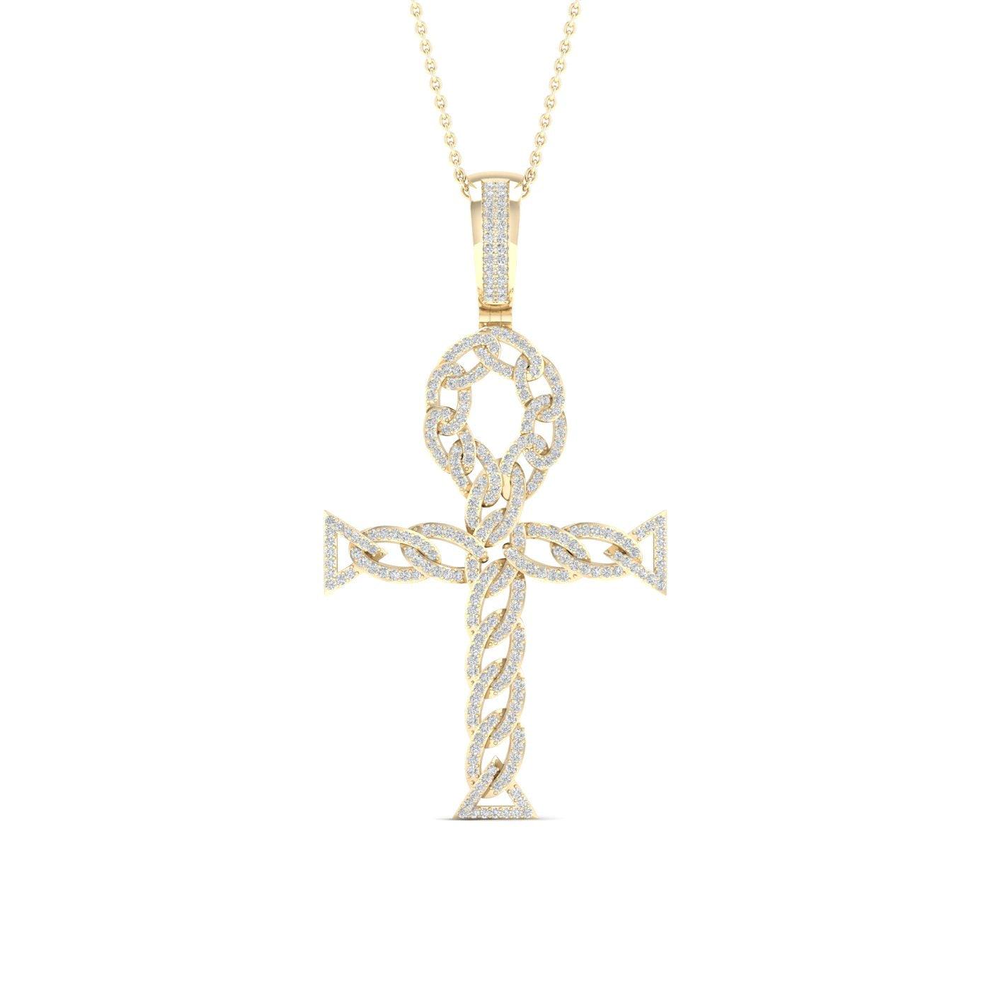 10K 0.70CT Diamond Pendant - Johnny Dang & Co