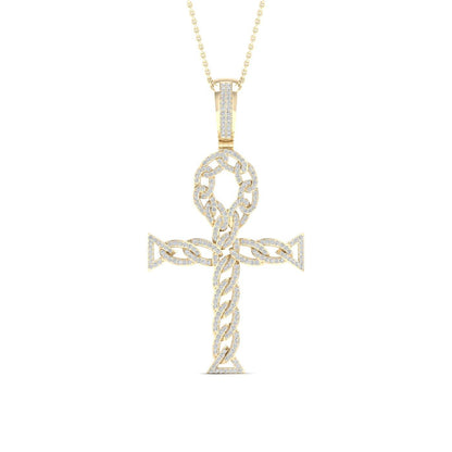 10K 0.70CT Diamond Pendant - Johnny Dang & Co