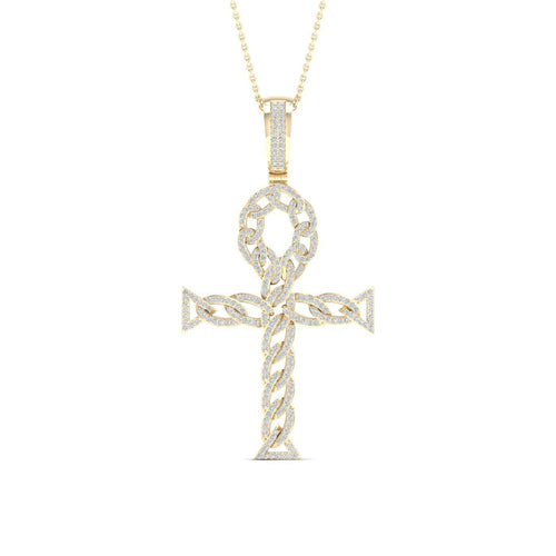 10K 0.70CT Diamond Pendant - Johnny Dang & Co
