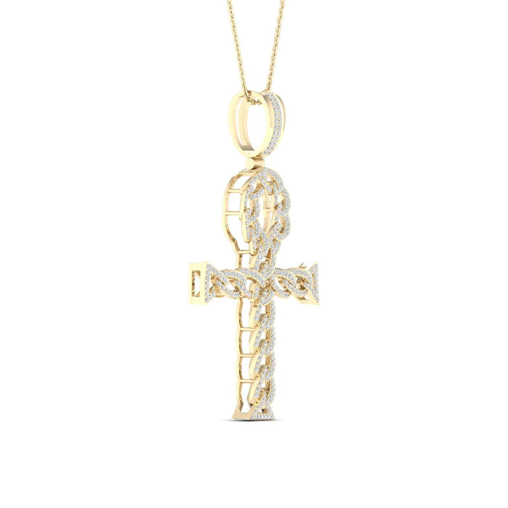 10K 0.70CT Diamond Pendant - Johnny Dang & Co