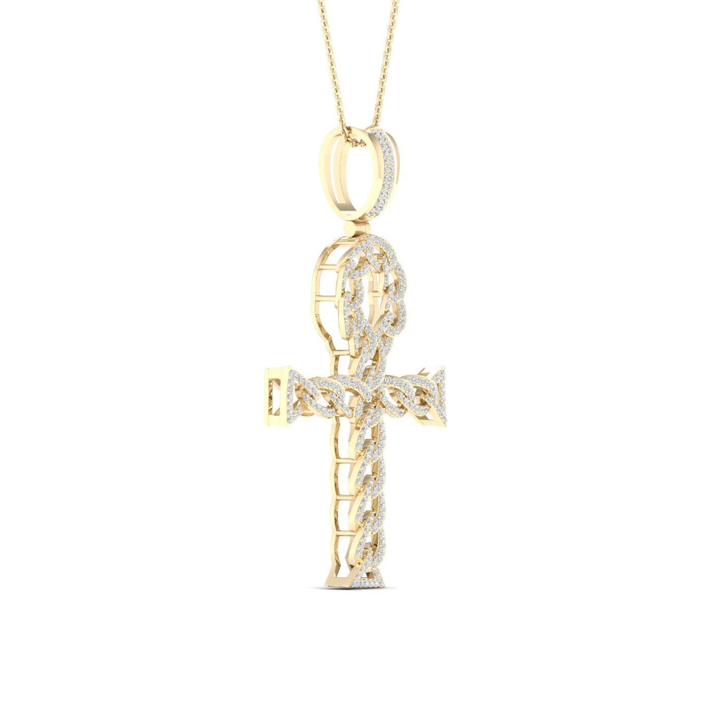 10K 0.70CT Diamond Pendant - Johnny Dang & Co