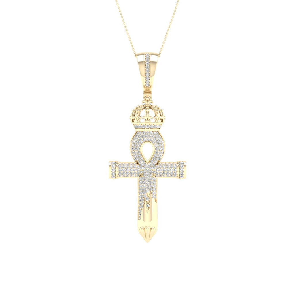 10K 0.50CT Diamond Pendant - Johnny Dang & Co