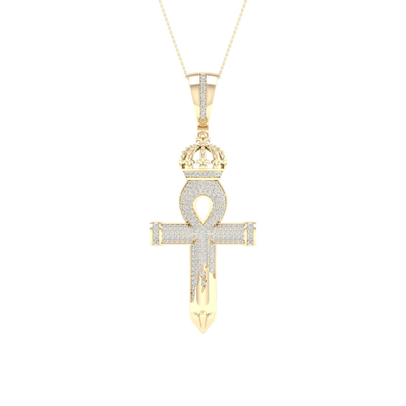 10K 0.50CT Diamond Pendant - Johnny Dang & Co